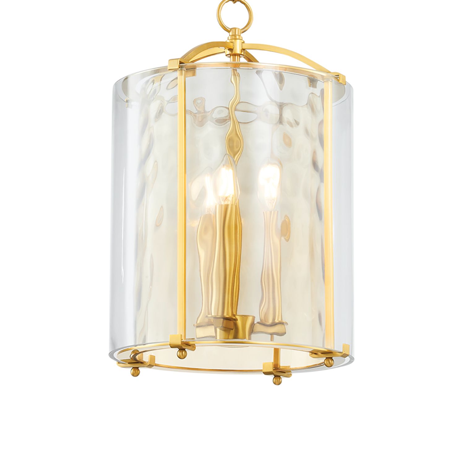 Image 3 Hudson Valley Lighting Ramsey 12 in. Aged Brass Lantern more views