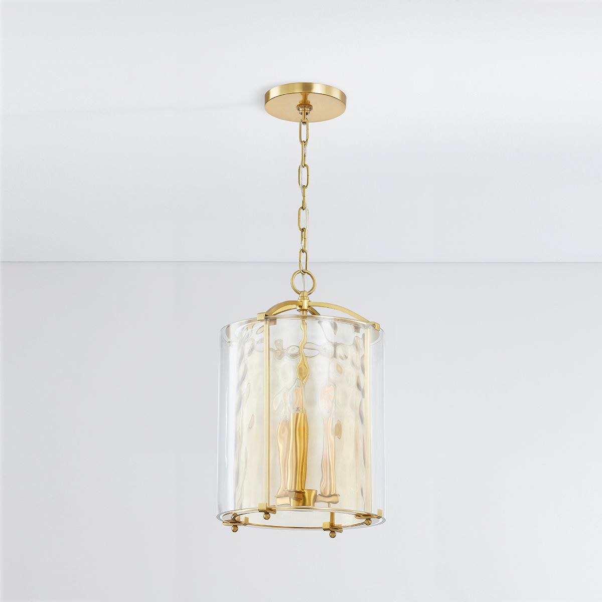 Image 4 Hudson Valley Lighting Ramsey 12 in. Aged Brass Lantern more views