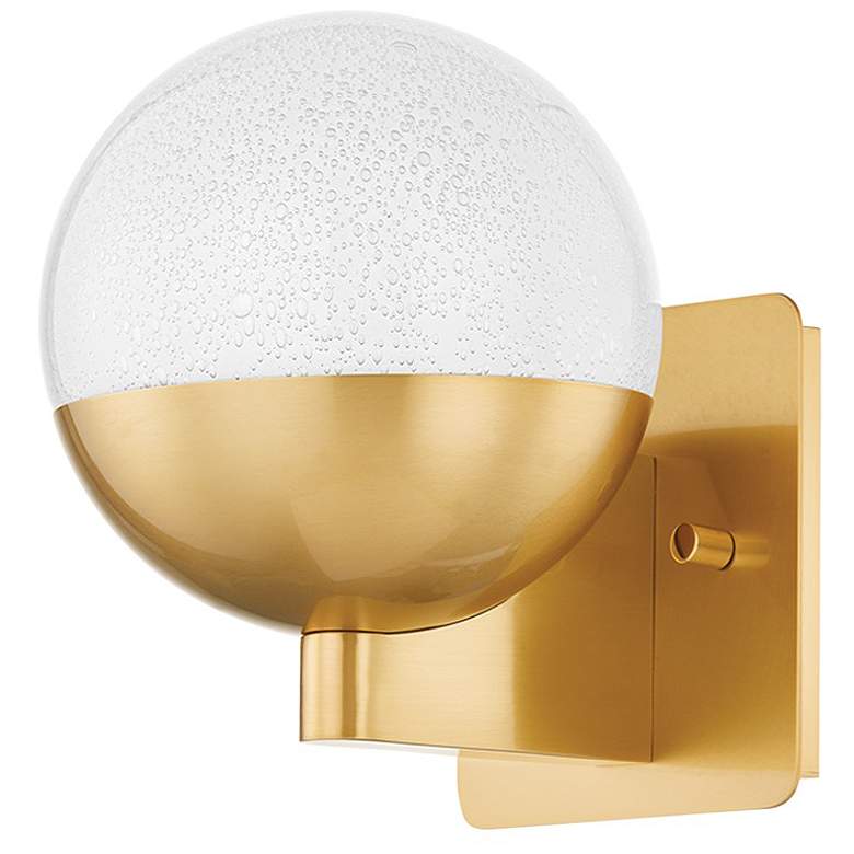 Image 1 Hudson Valley Lighting Rochford 6 in. Aged Brass Wall Sconce