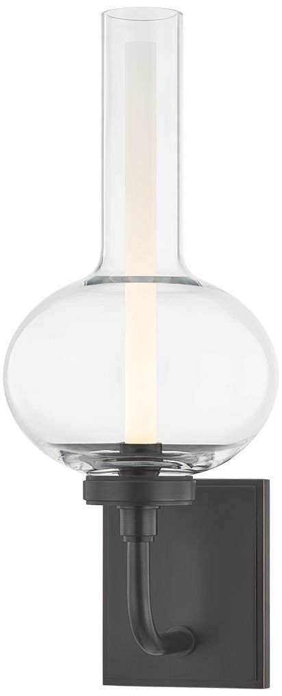 Image 2 Hudson Valley Lighting Rossman Wall Sconce Distressed Bronze