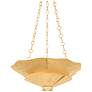 2_Hudson Valley Lighting Spring Valley Pendant Vintage Gold Leaf