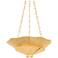 Hudson Valley Lighting Spring Valley Pendant Vintage Gold Leaf