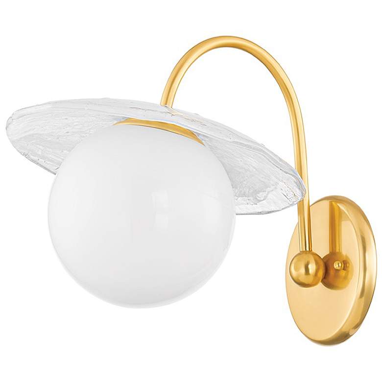 Image 1 Hudson Valley Lighting Stampford 10.75 in. Aged Brass Wall Sconce