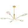 2_Hudson Valley Lighting Tenafly Chandelier Aged Brass