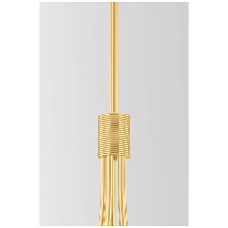 Image 3 Hudson Valley Lighting Tenafly Chandelier Aged Brass more views