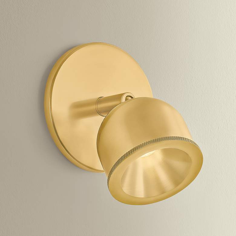 Image 1 Hudson Valley Lighting Tuthill Flush Mount Aged Brass