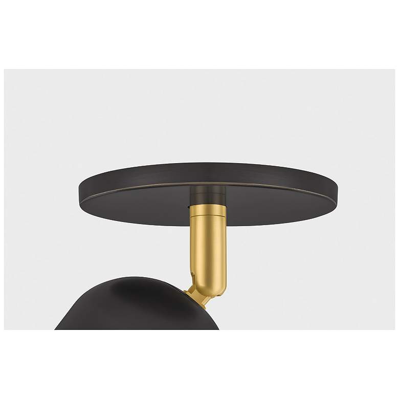 Image 4 Hudson Valley Lighting Tuthill Flush Mount Aged Brass more views