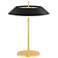 Hudson Valley Lighting Westport 18 in. Aged Brass/Soft Black Table Lamp