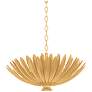 2_Hudson Valley Lighting Whitfield Chandelier Vintage Gold Leaf