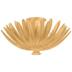 Hudson Valley Lighting Whitfield Semi Flush Vintage Gold Leaf