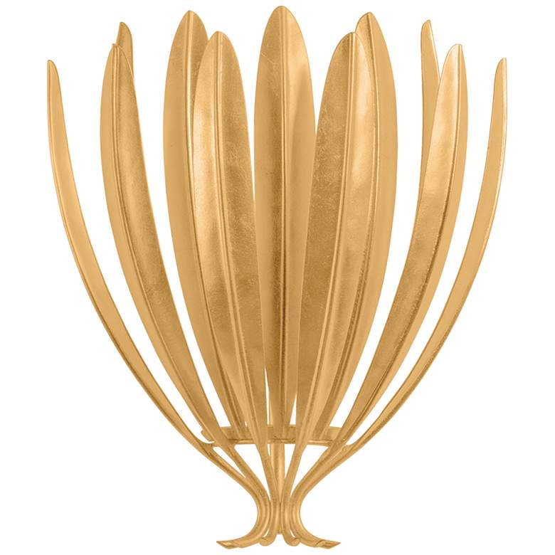 Image 2 Hudson Valley Lighting Whitfield Wall Sconce Vintage Gold Leaf