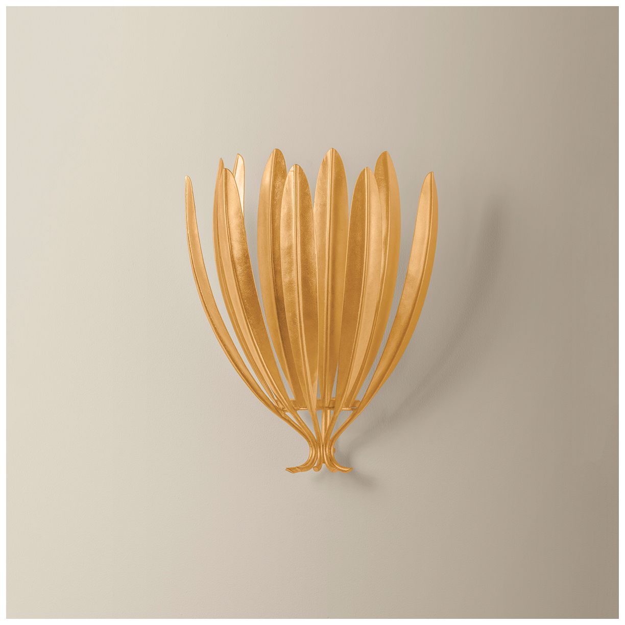 Image 4 Hudson Valley Lighting Whitfield Wall Sconce Vintage Gold Leaf more views