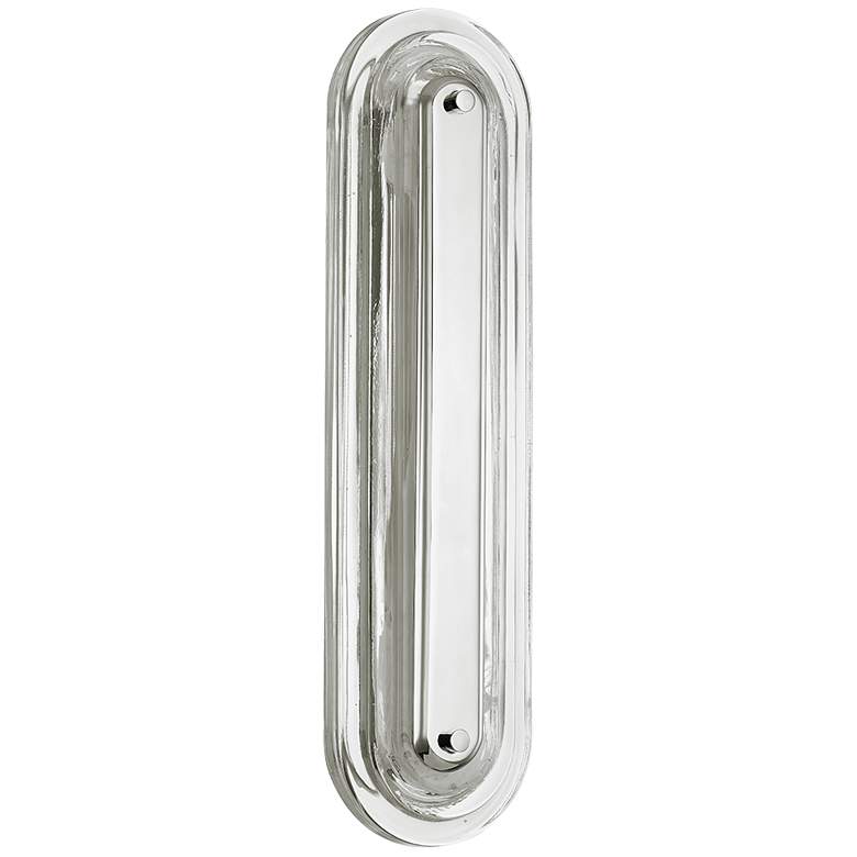 Image 1 Hudson Valley Litton 21.25" Height Polished Nickel 1 Light LED Wall Sc