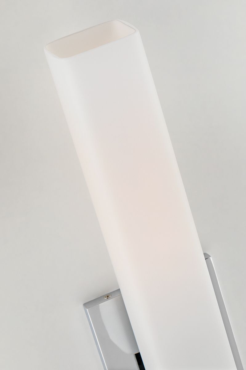 Thumbnail3 of Hudson Valley Livingston 13 3/4" High Chrome Wall Sconce more views