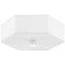 1_Hudson Valley Lizzie 11" Wide Modern Hexagon Flush Mount Ceiling Light