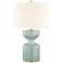 Hudson Valley Locust Grove Turquoise Blue Accent Table Lamp