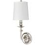 Hudson Valley Logan 18" High Polished Nickel Candle-Shape Wall Sconce