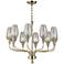 Hudson Valley Longmont 25 1/4" Wide Aged Brass Chandelier