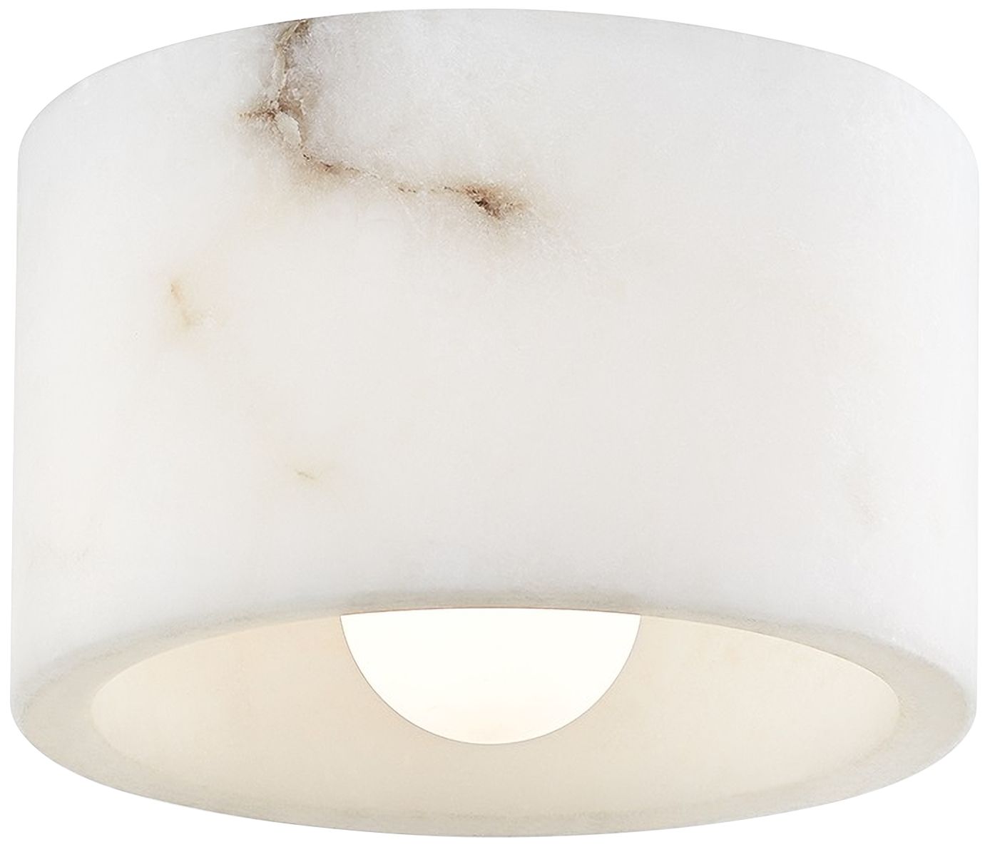 alabaster flush mount light