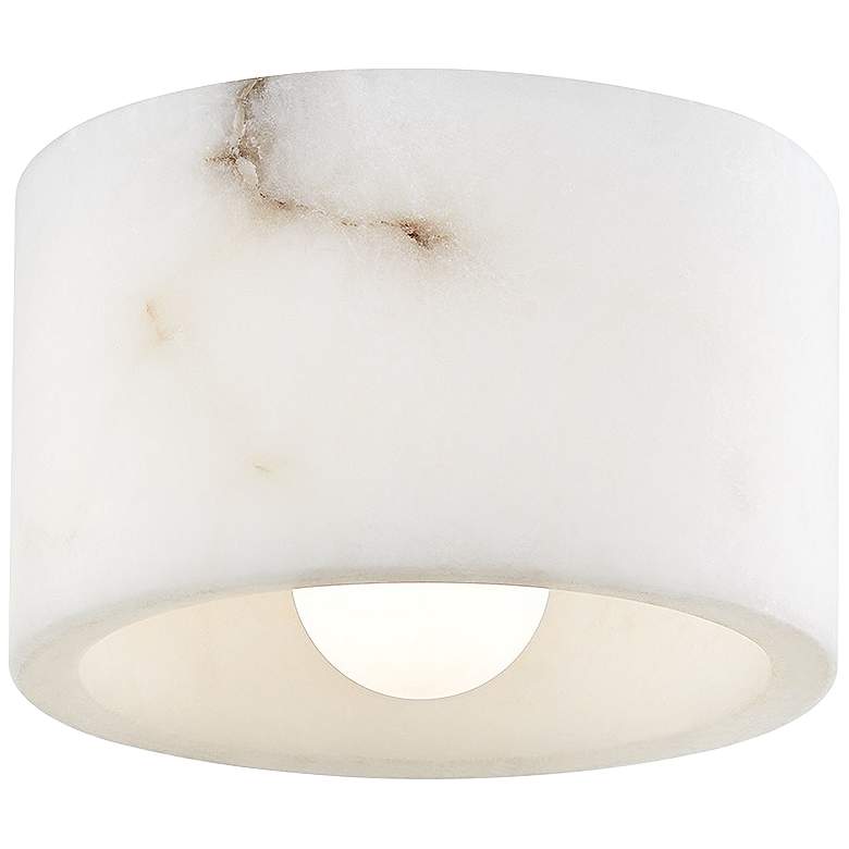 Image 1 Hudson Valley Loris 6 1/4" Wide Natural Alabaster Small Ceiling Light