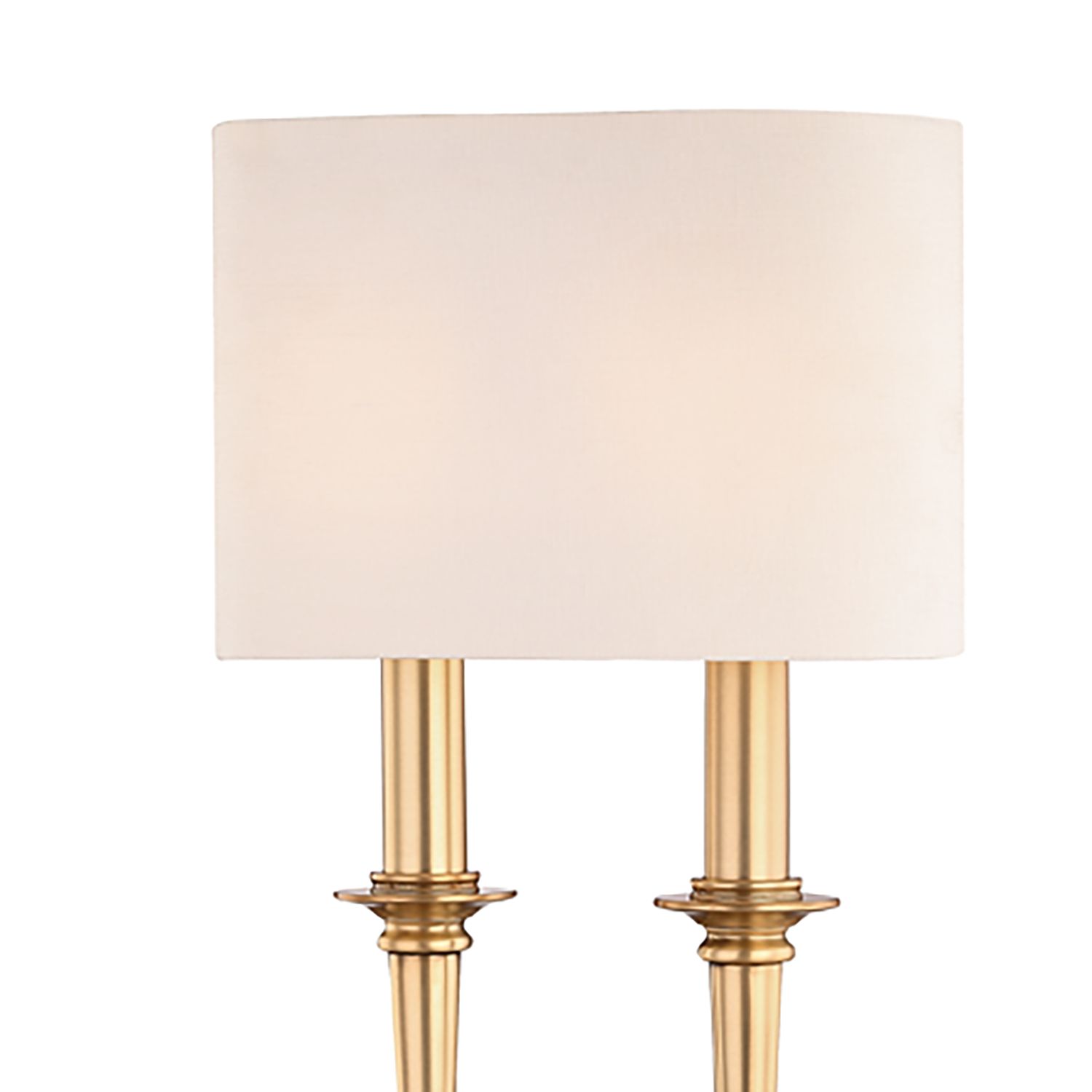 Image 2 Hudson Valley Lourdes 19" High 2-Light Aged Brass Wall Sconce more views