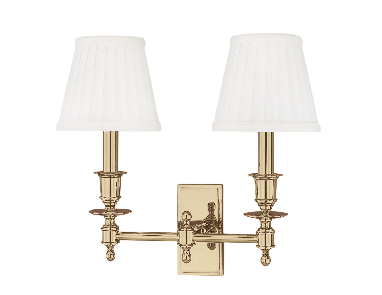 Image 3 Hudson Valley Ludlow 13" High Aged Brass 2-Light Wall Sconce more views