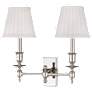Hudson Valley Ludlow 14" Wide Polished Nickel 2 Light Wall Sconce