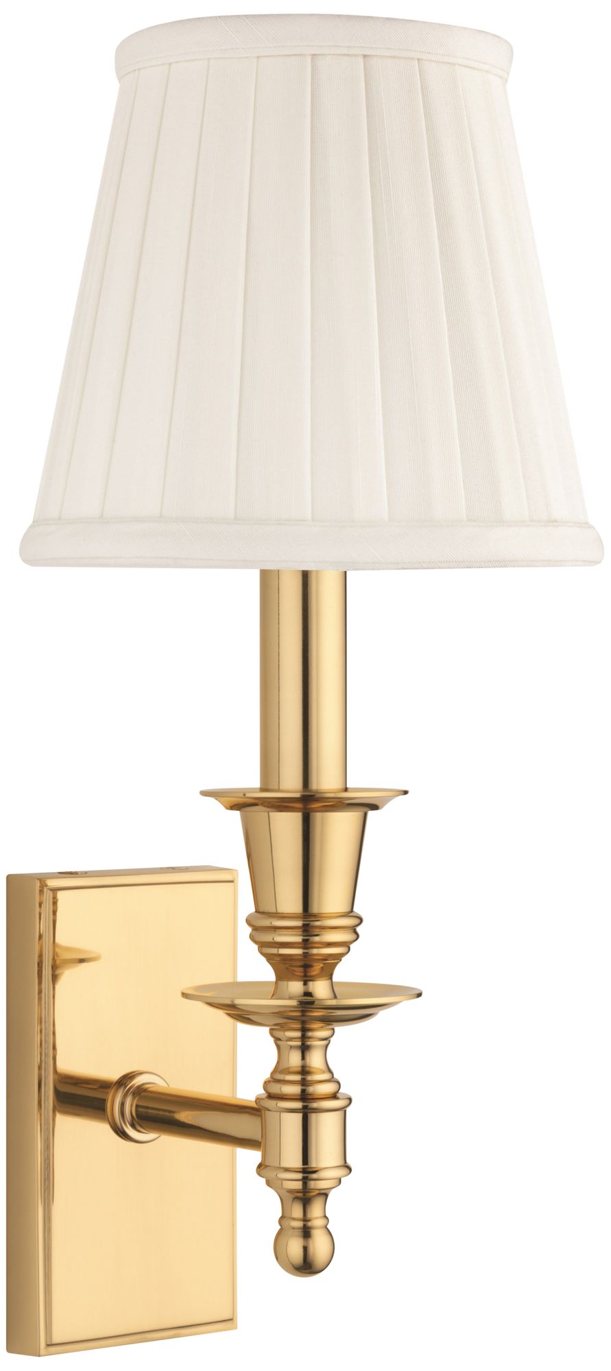 polished brass wall lights