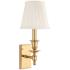 Hudson Valley Ludlow 5 1/2" High Polished Brass Wall Sconce