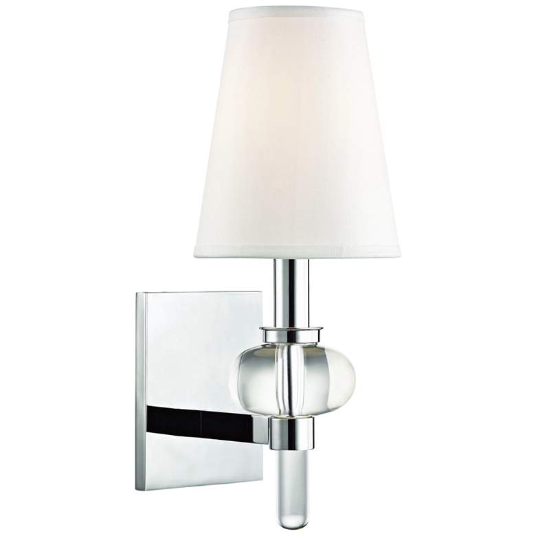 Image 1 Hudson Valley Luna 14" High Polished Chrome Wall Sconce