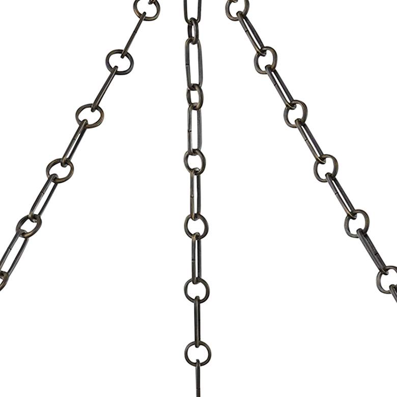 Image 4 Hudson Valley Lynden 30"W Distressed Bronze LED Chandelier more views