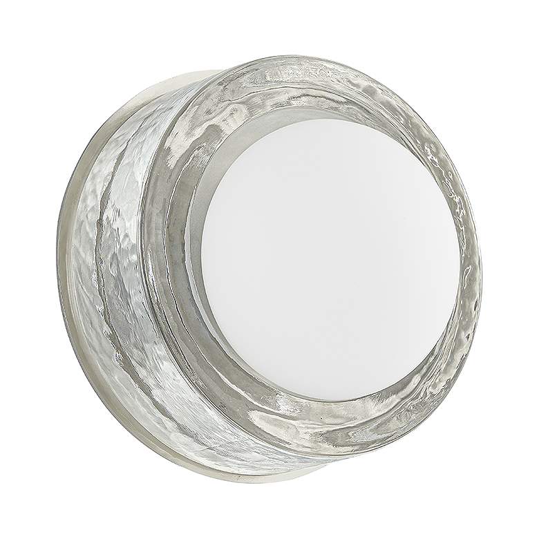 Image 1 Hudson Valley Mackay 7.75" Wide Polished Nickel 1 Light LED Sconce