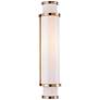 Hudson Valley Malcolm 18" High Aged Brass LED Wall Sconce