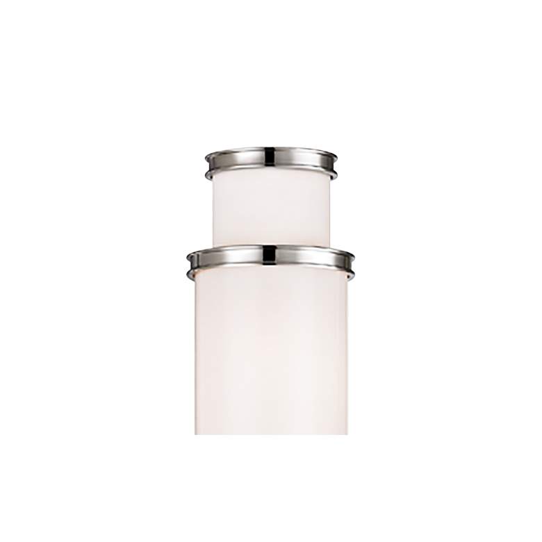 Image 2 Hudson Valley Malcolm 30"H Polished Nickel LED Wall Sconce more views