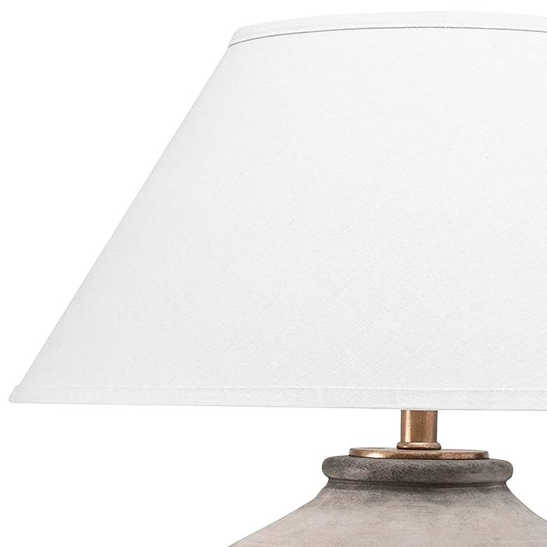 Image 2 Hudson Valley Malta Ash Ceramic Table Lamp more views