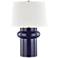 Hudson Valley Manorville Cobalt Ceramic Table Lamp