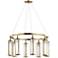 Hudson Valley Marley 30" Wide Aged Brass 8-Light Pendant