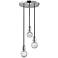 Hudson Valley Marlow 10"W Nickel 3-Light Glass Pendant