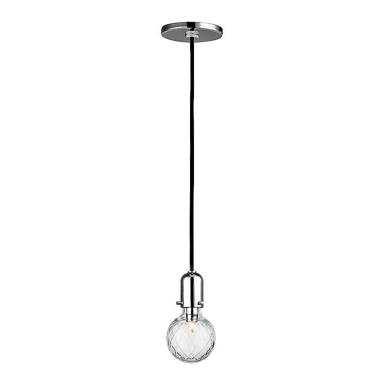 Hudson Valley Marlow 3 1/2&quot;W Polished Nickel Mini Pendant