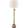Hudson Valley Marshall Vintage Brass Adjustable Floor Lamp