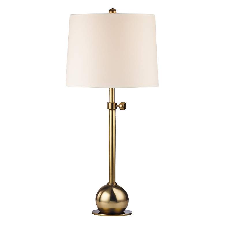 Image 1 Hudson Valley Marshall Vintage Brass Table Lamp