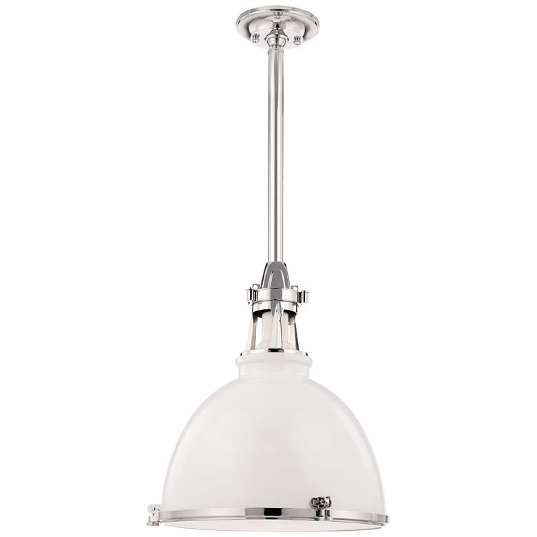 Image 1 Hudson Valley Massena 19.5In Steel 1 Light Pendant