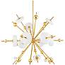1_Hudson Valley Maynard 44.5" 12 Lt. Aged Brass Chandelier