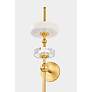 2_Hudson Valley Maynard 6.5" 3 Lt. Aged Brass Wall Sconce more views