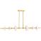 Hudson Valley Maynard 7.75" 6 Lt. Aged Brass Linear