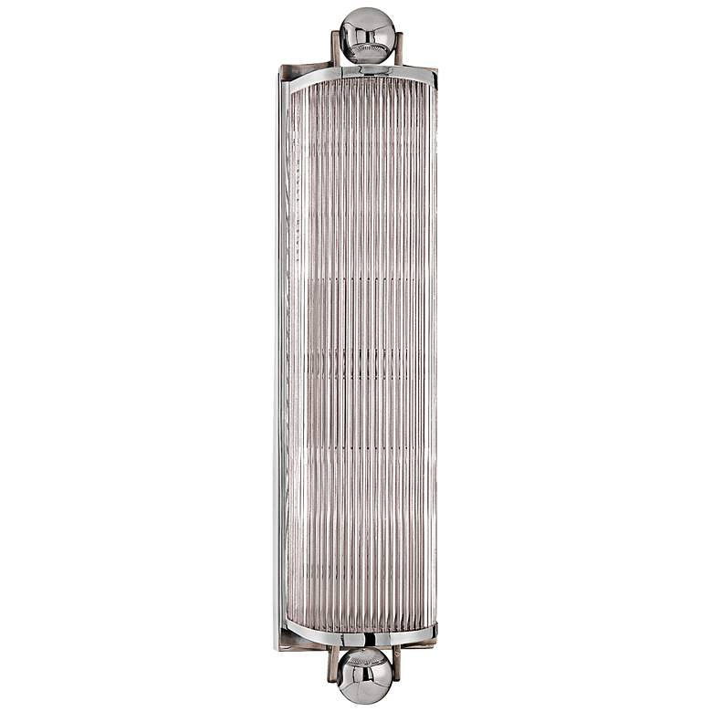 Image 1 Hudson Valley Mclean 19 inch High Polished Nickel Wall Sconce