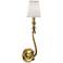 Hudson Valley Meade 21 1/4" High Aged Brass Wall Sconce