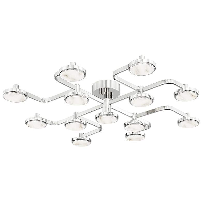 Image 1 Hudson Valley Meander 43.3 inch Wide 13-Light Modern LED Ceiling Light