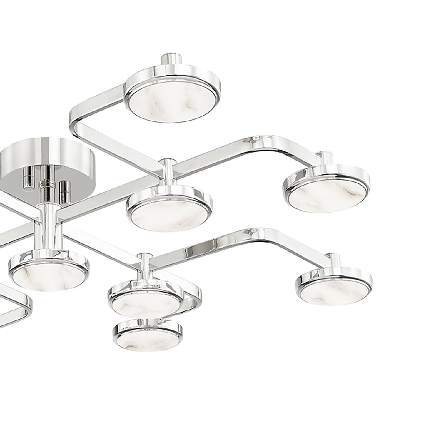 Image 2 Hudson Valley Meander 43.3" Wide 13-Light Modern LED Ceiling Light more views
