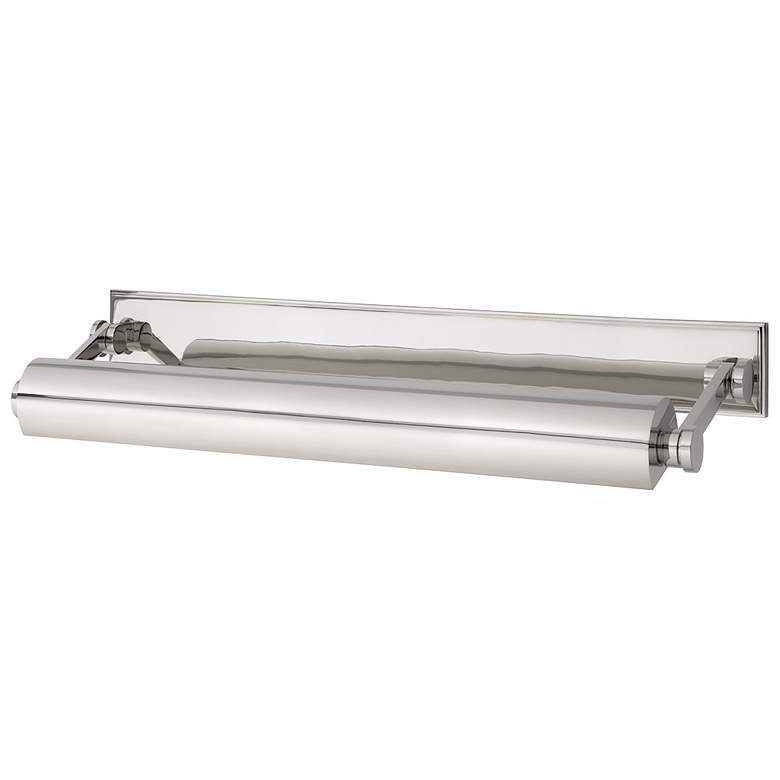 Image 1 Hudson Valley Merrick 24 1/2 inchW Polished Nickel Picture Light